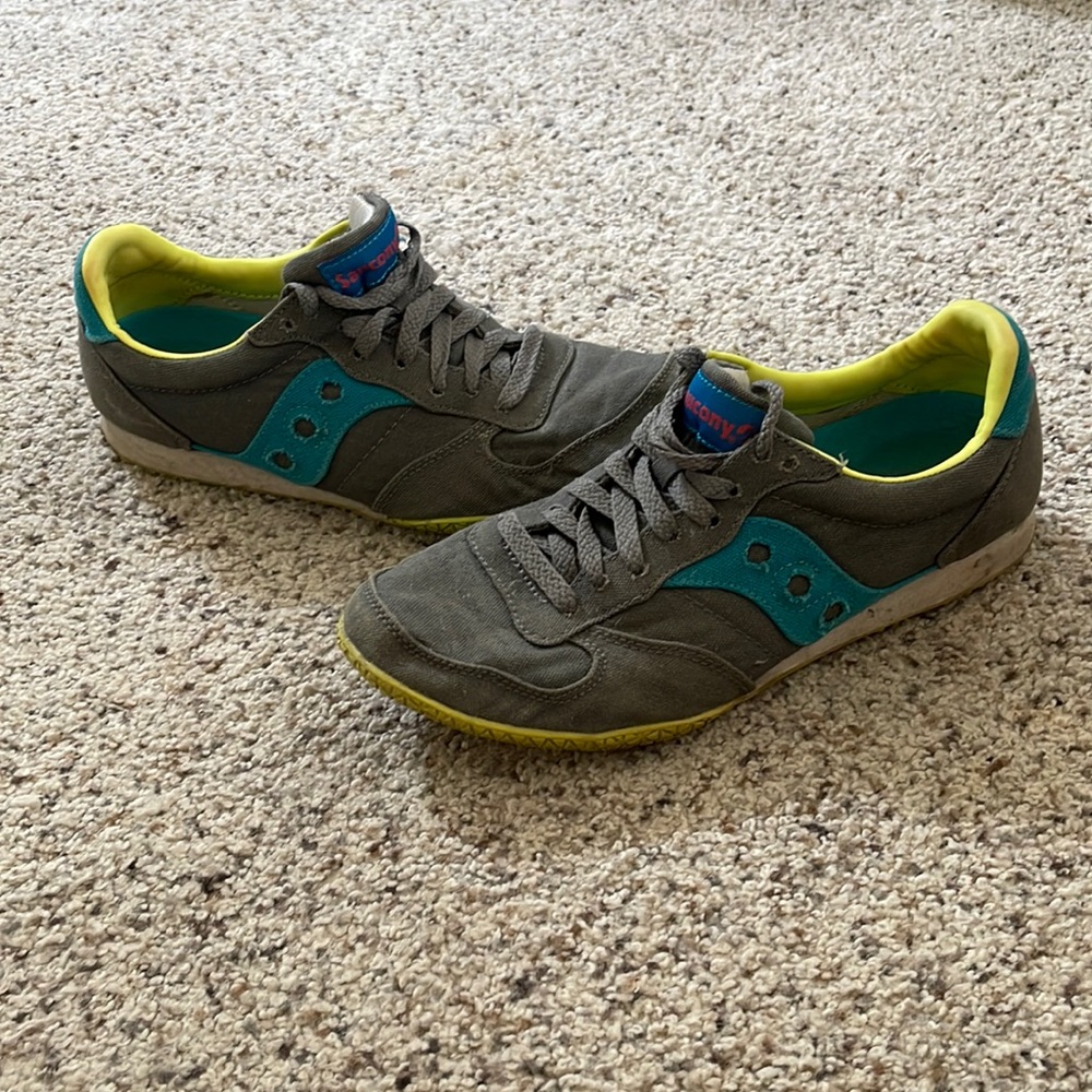 Neon Saucony sneakers